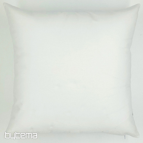Housse de coussin déco DAMAS blanc