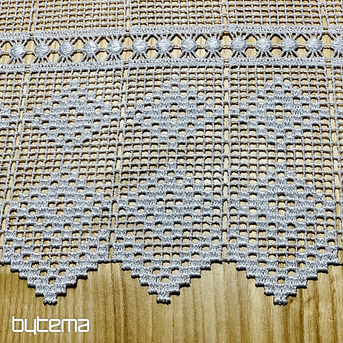 GERSTER 11428 rideau en vitrail au crochet