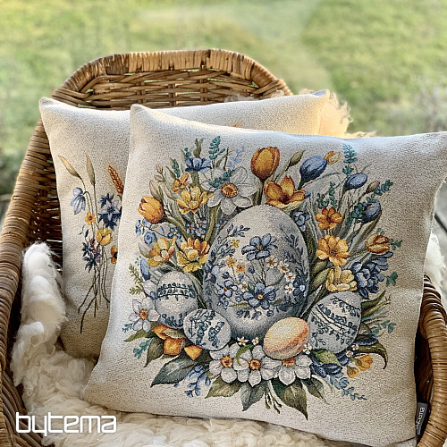 Housse de tapisserie de Pâques BLEU KRASLICE