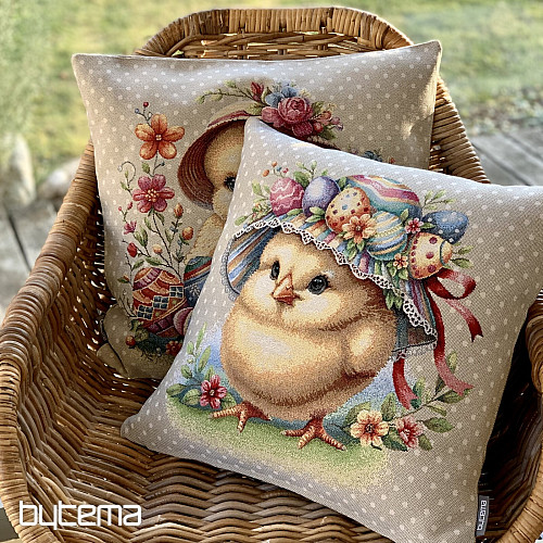 Couverture de tapisserie de Pâques GRAND POULET