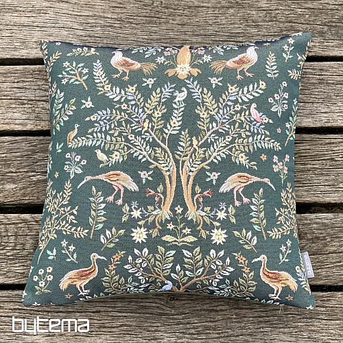 Housse de coussin tapisserie WILLIAM MORRIS vert - all over