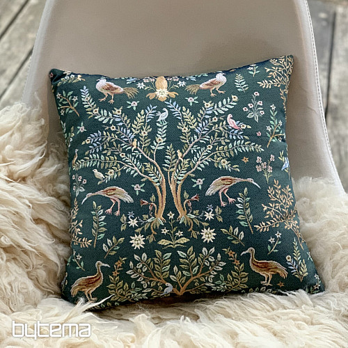 Housse de coussin tapisserie WILLIAM MORRIS vert - all over