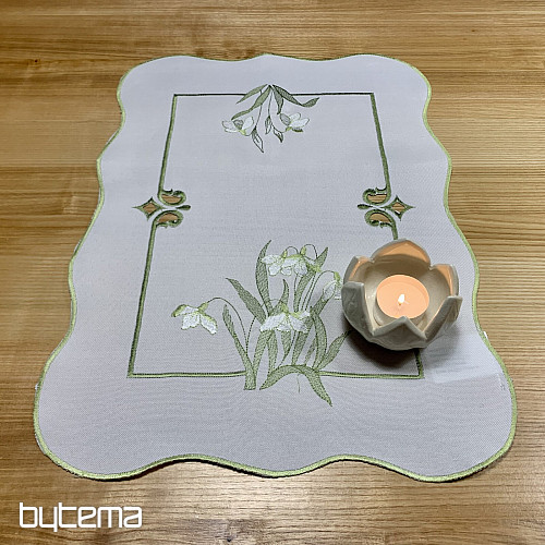 Set de table brodé BLANCHE NEIGE