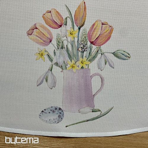 Nappe et écharpe DÉLICES DU PRINTEMPS