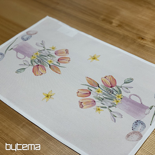 Nappe et écharpe DÉLICES DU PRINTEMPS