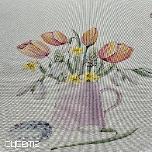Nappe et écharpe DÉLICES DU PRINTEMPS