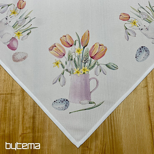 Nappe et écharpe DÉLICES DU PRINTEMPS