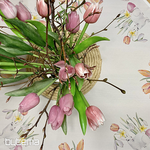 Nappe et écharpe DÉLICES DU PRINTEMPS