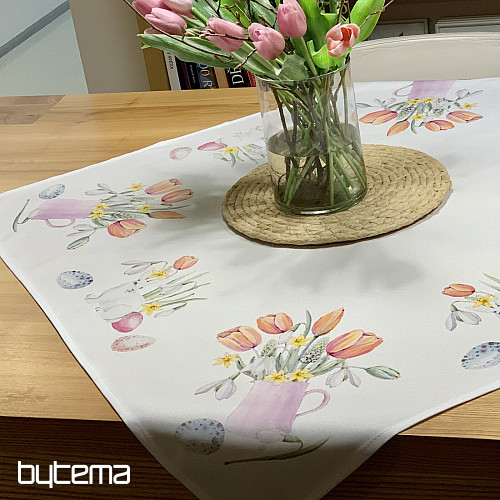 Nappe et écharpe DÉLICES DU PRINTEMPS
