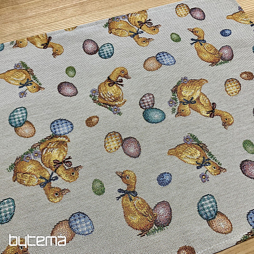 Set de table en tapisserie CANARDS JAUNES