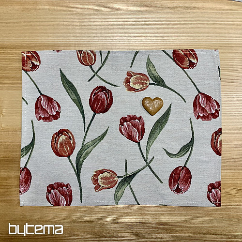 Set de table en tapisserie TULIPS III grand modèle