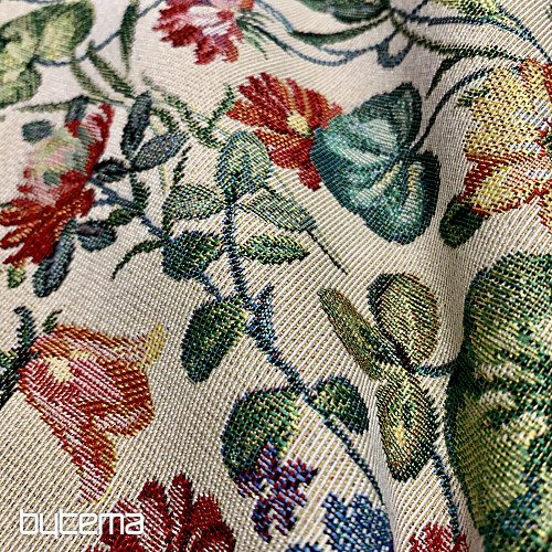 Nappe et foulard en tapisserie ÉCARLATE - PRAIRIE D'ÉTÉ