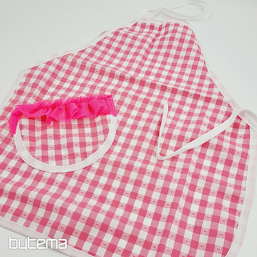 TABLIER ENFANT ROSE