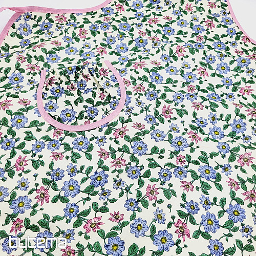 Tablier avec bavette OURLET ROSE