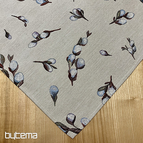 Nappe et écharpe en tapisserie CHATS JÍVA