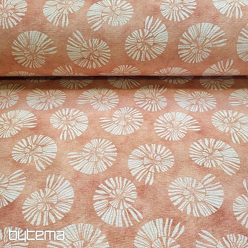 Tissu décoratif ULITY saumon