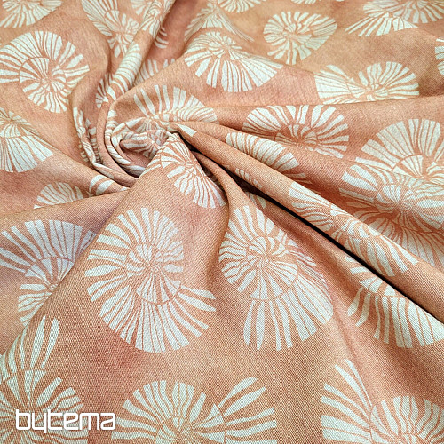 Tissu décoratif ULITY saumon