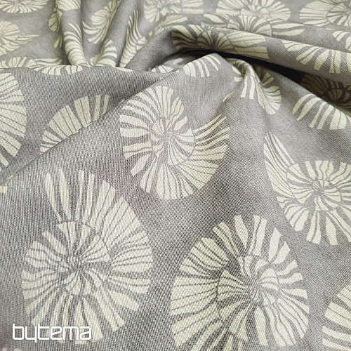 Tissu décoratif ULITY gris