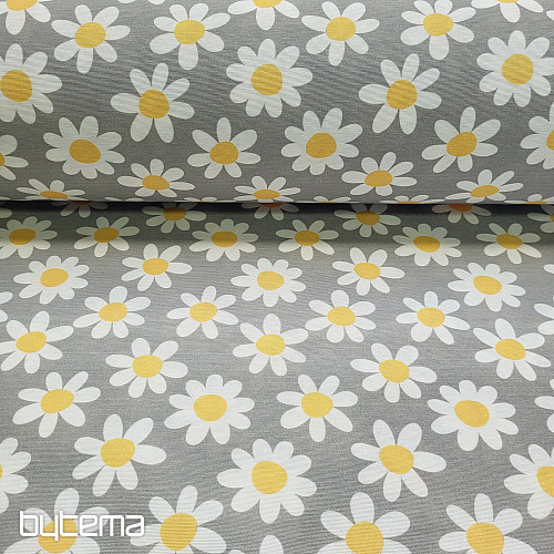 Tissu décoratif DAISIES GRIS