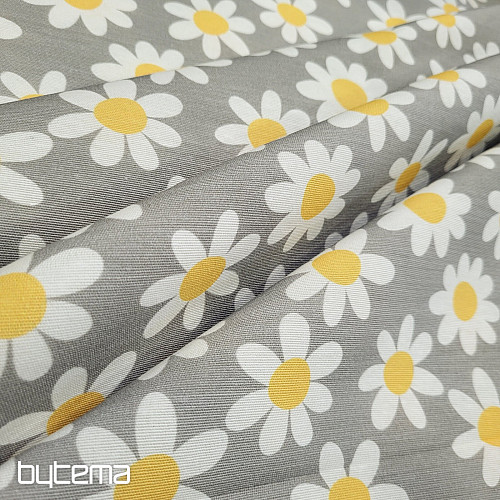 Tissu décoratif DAISIES GRIS