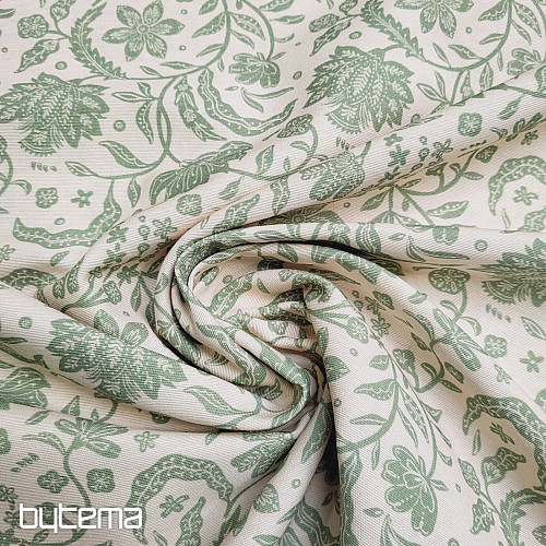 Tissu décoratif TIRIAN VERT