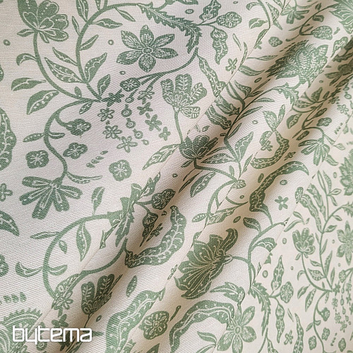 Tissu décoratif TIRIAN VERT