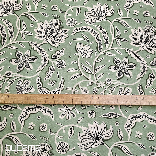 Tissu décoratif MIRAZ VERT