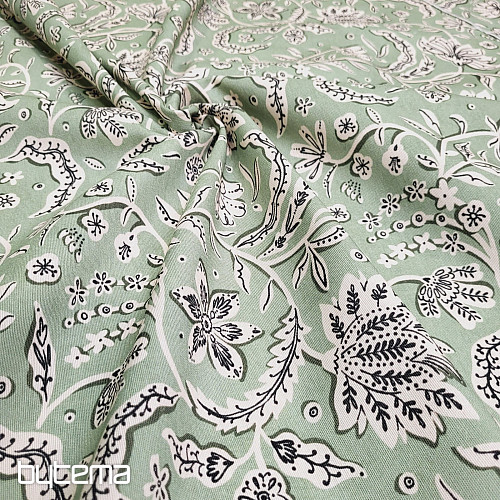 Tissu décoratif MIRAZ VERT