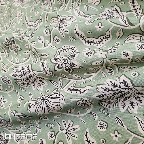Tissu décoratif MIRAZ VERT