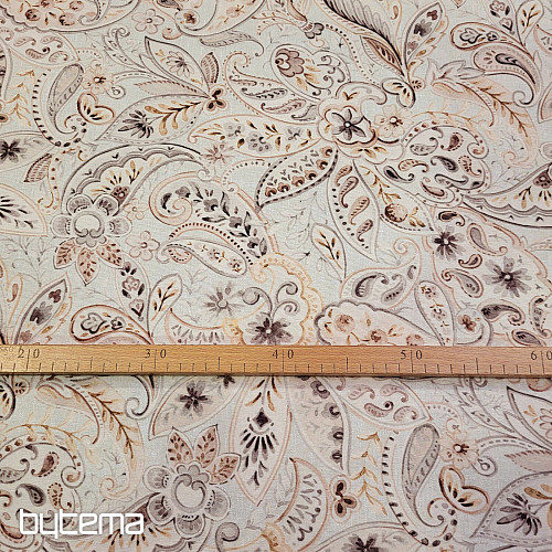 Tissu décoratif HUBERT BEIGE