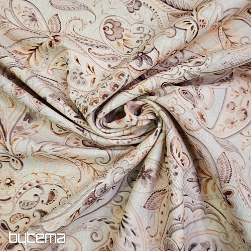 Tissu décoratif HUBERT BEIGE