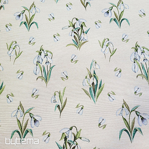 Tissu tapisserie FLOCONS DE NEIGE