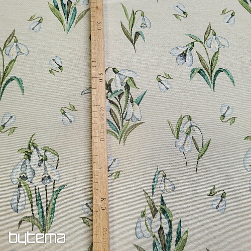 Tissu tapisserie FLOCONS DE NEIGE