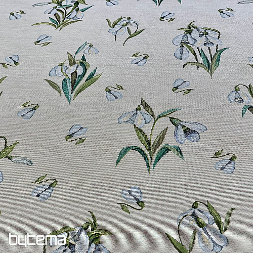 Tissu tapisserie FLOCONS DE NEIGE
