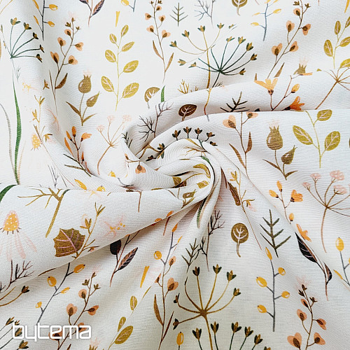 Tissu décoratif MEADOW crème