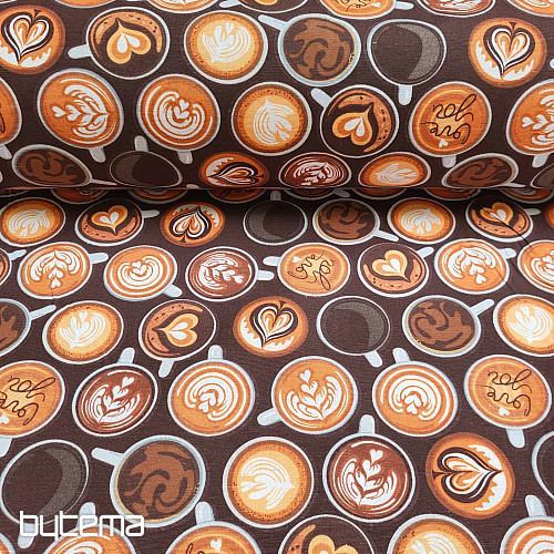 Tissu décoratif CAFES