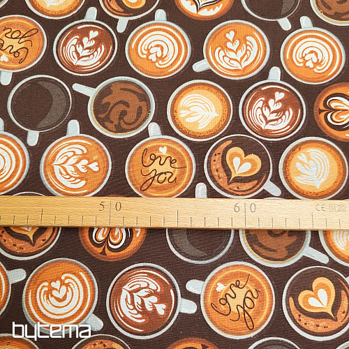 Tissu décoratif CAFES