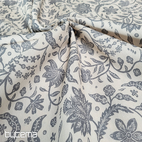 Tissu décoratif TIRIAN GREY