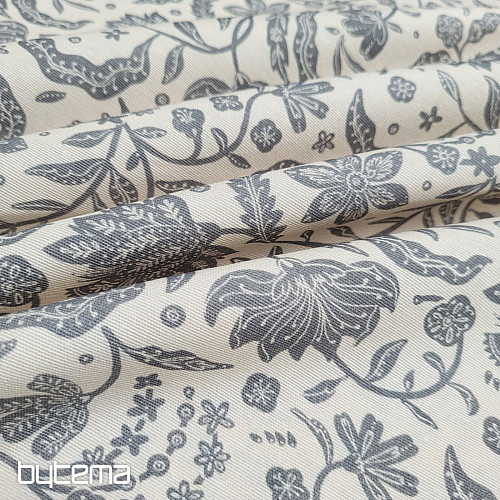 Tissu décoratif TIRIAN GREY