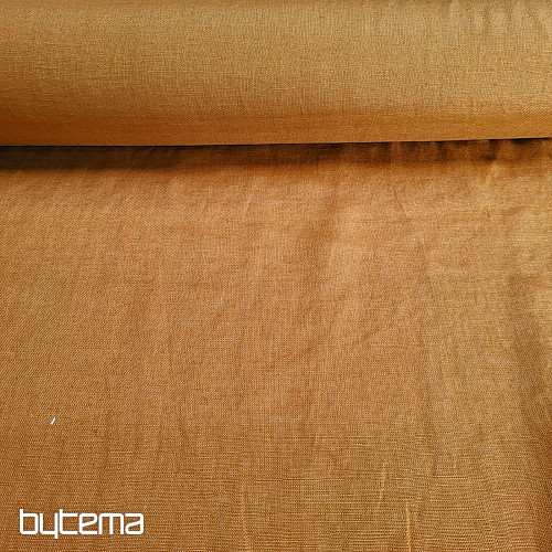 Tissu en lin TEINTURE CANNELLE