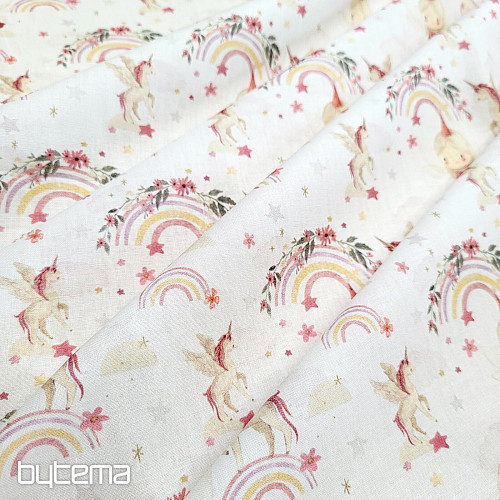 Tissu en coton RAINBOW FAIRY