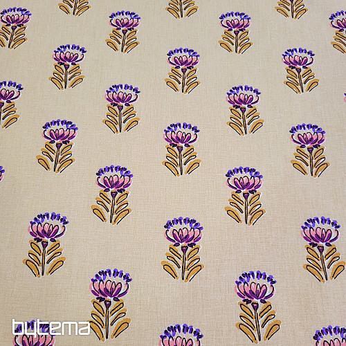 Tissu en coton CHARDON