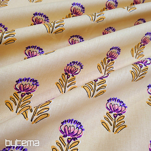 Tissu en coton CHARDON