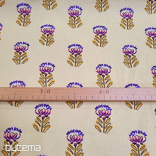 Tissu en coton CHARDON