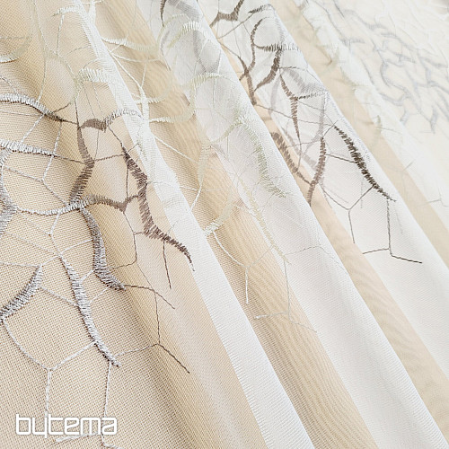 GERSTER 11686/0840 BRODERIE BEIGE ET BLANCHE