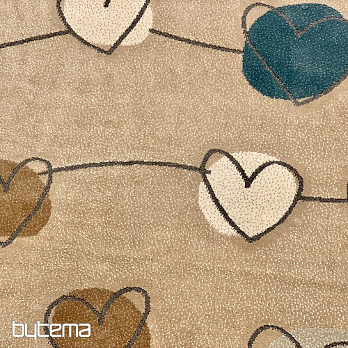 Tapis pièce SAGA coeur