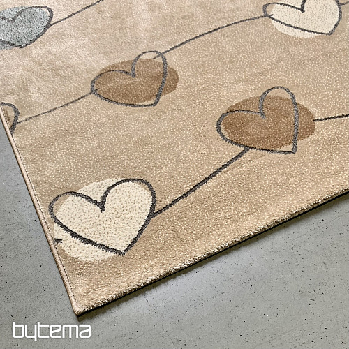 Tapis pièce SAGA coeur