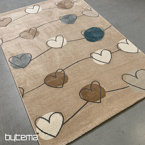 Tapis pièce SAGA coeur