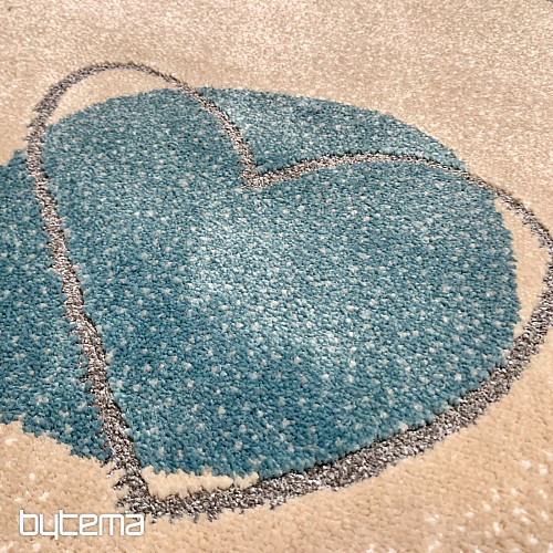 Tapis pièce SAGA coeur
