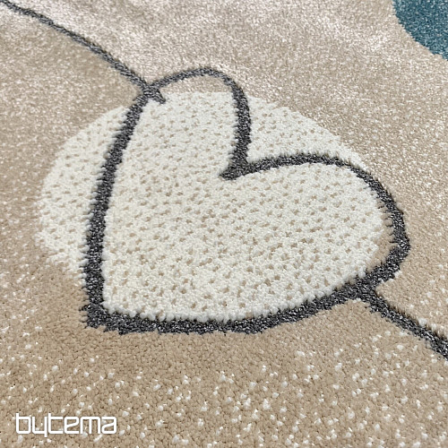 Tapis pièce SAGA coeur